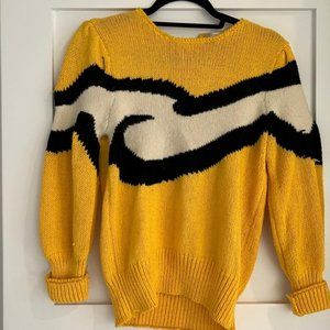 Maurada  Yellow Vintage Sweater